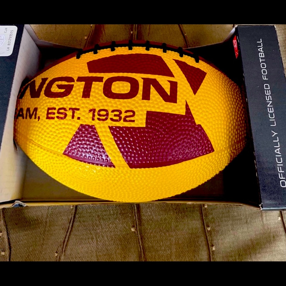 Washington Commanders mini football